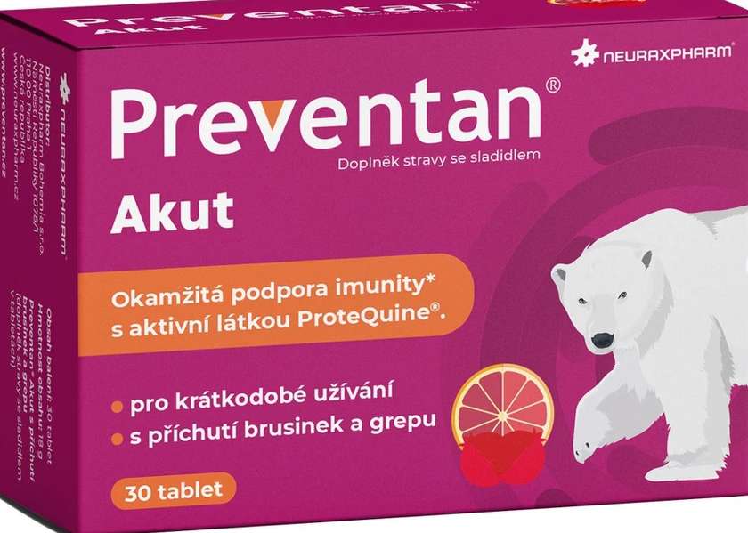Preventan Akut with Cranberry and Grapefruit Flavor 30 Orally Disintegrating Tablets