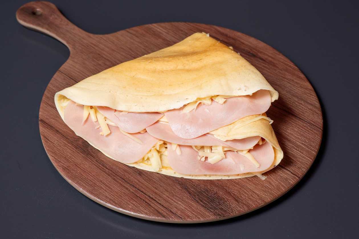 Ham & Cheese Crepe