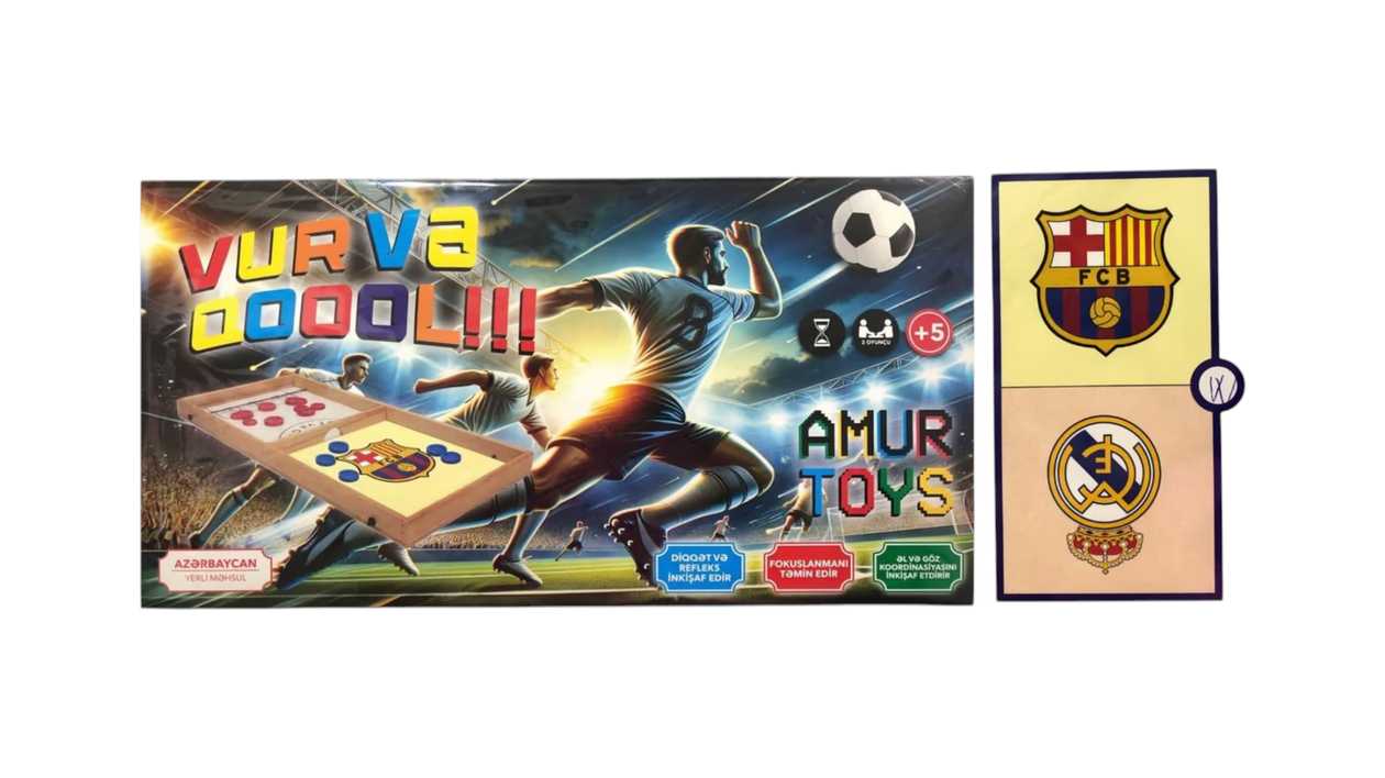 Barcelona vs Real Madrid - Tabletop Football Game