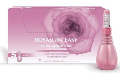 ROSALGIN EASY 140MG vaginal solution 5x140 ml