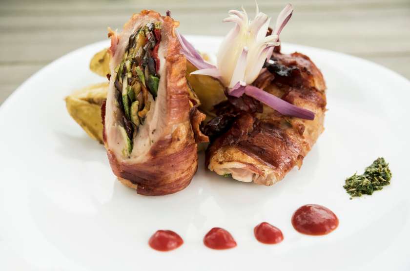 Bacon Wrapped Lamb Chops