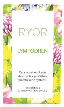 RYOR Lymphatic Drainage Herbal Tea 20 Sachets