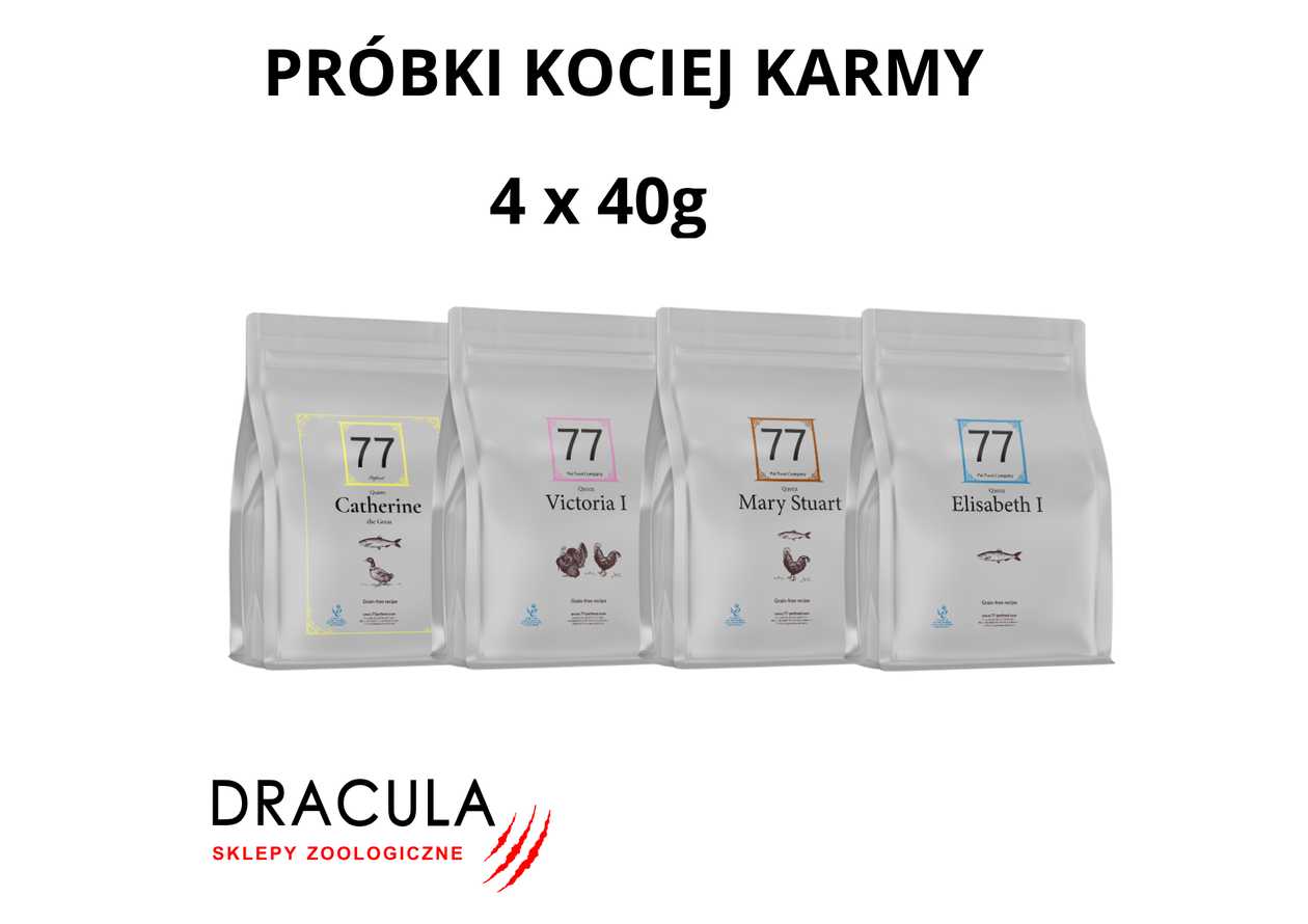 Próbki Karmy 77 Petfood dla Kotów