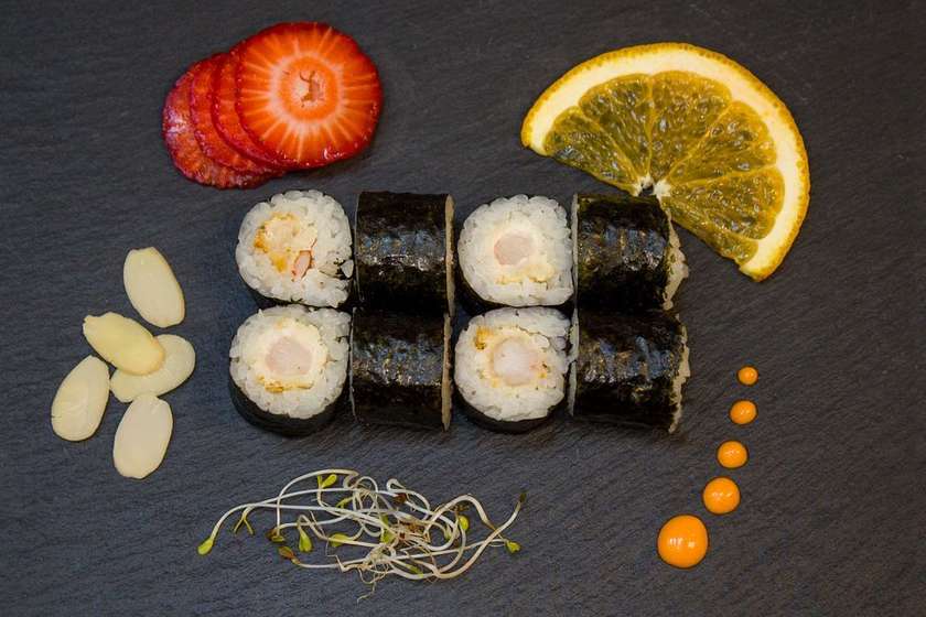 Hosomaki KREWETKA PANKO | 8szt