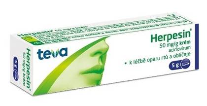 HERPESIN 50 mg/g cream 5 g