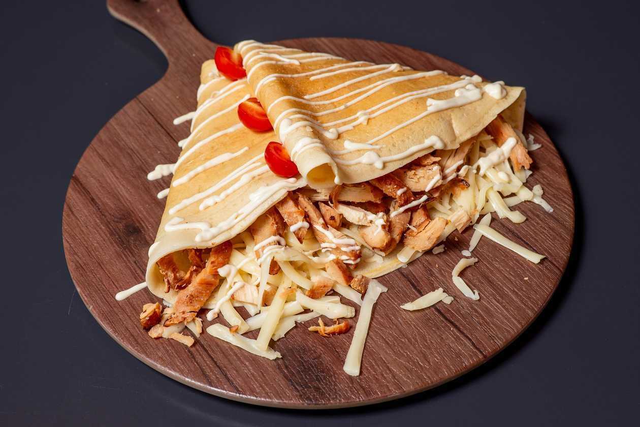 Chicken Caesar Crepe