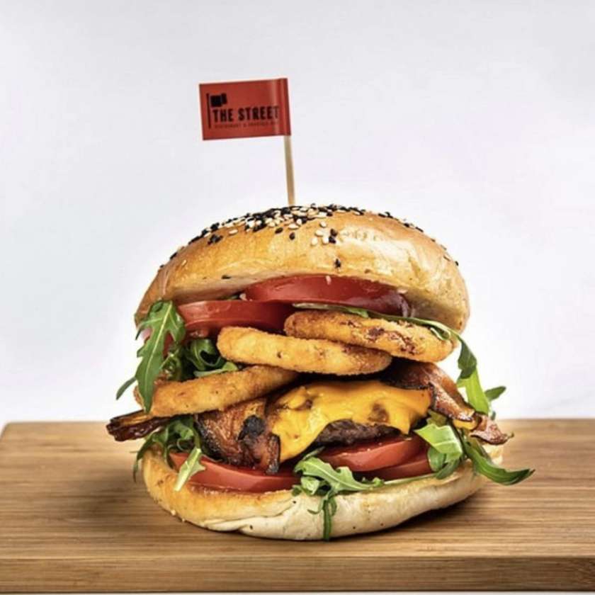 Vegan Master Ring Burger, Priced with Fries