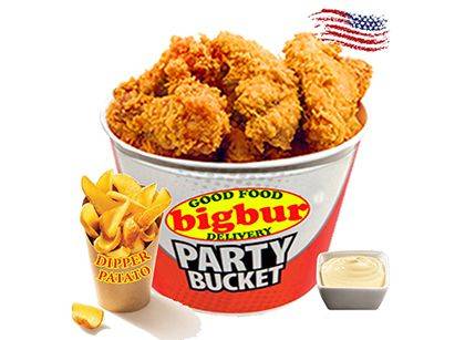 Aripioare mix cu Piept de Pui Crispy Bucket