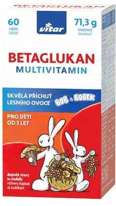 Vitar Kids Beta-Glucan Multivitamin 60 Tablets