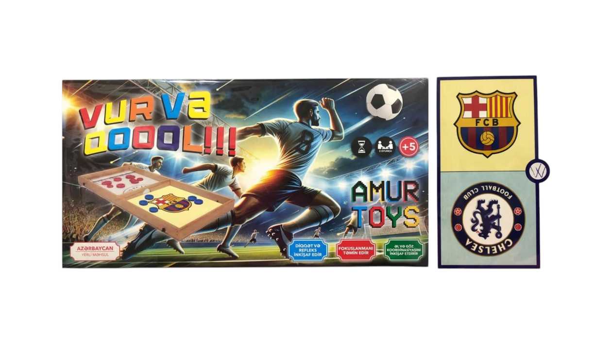 Barcelona & Chelsea - Tabletop Football Game