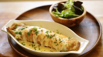 Mushroom & Chicken Crepe