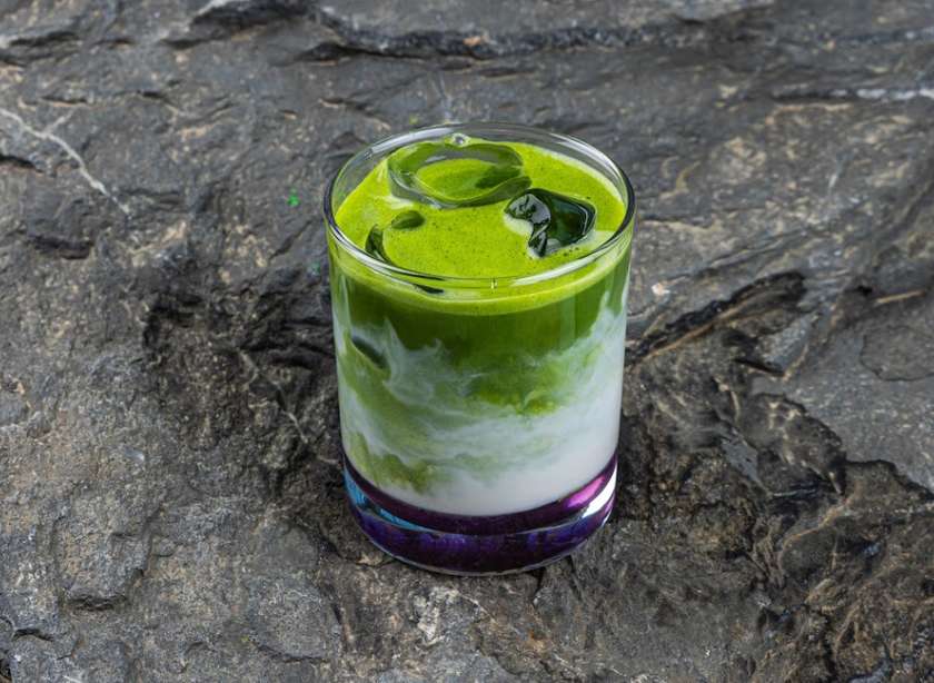 Iced Matcha Lavander