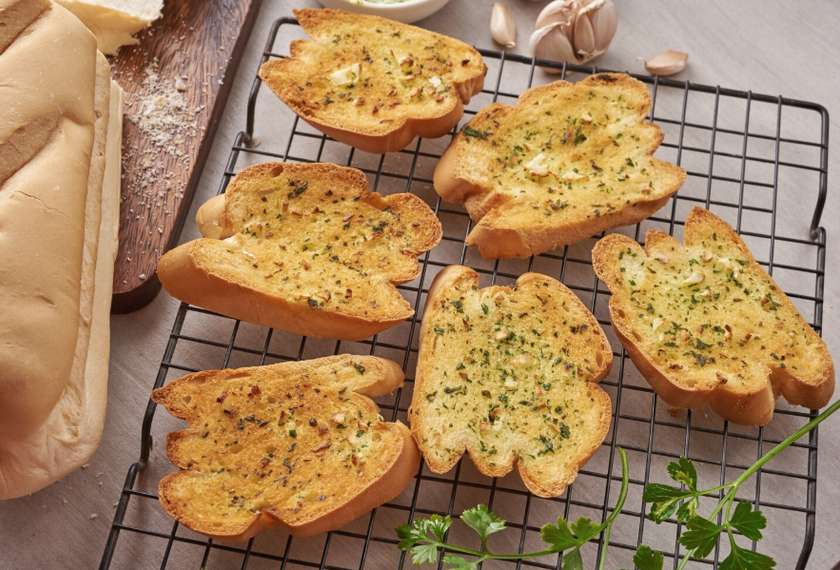 Baguette Toasted In Garlic Butter