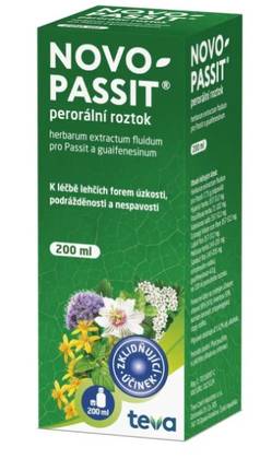 Novo-passit 200 ml 77.5 mg/ml + 40 mg/ml oral solution