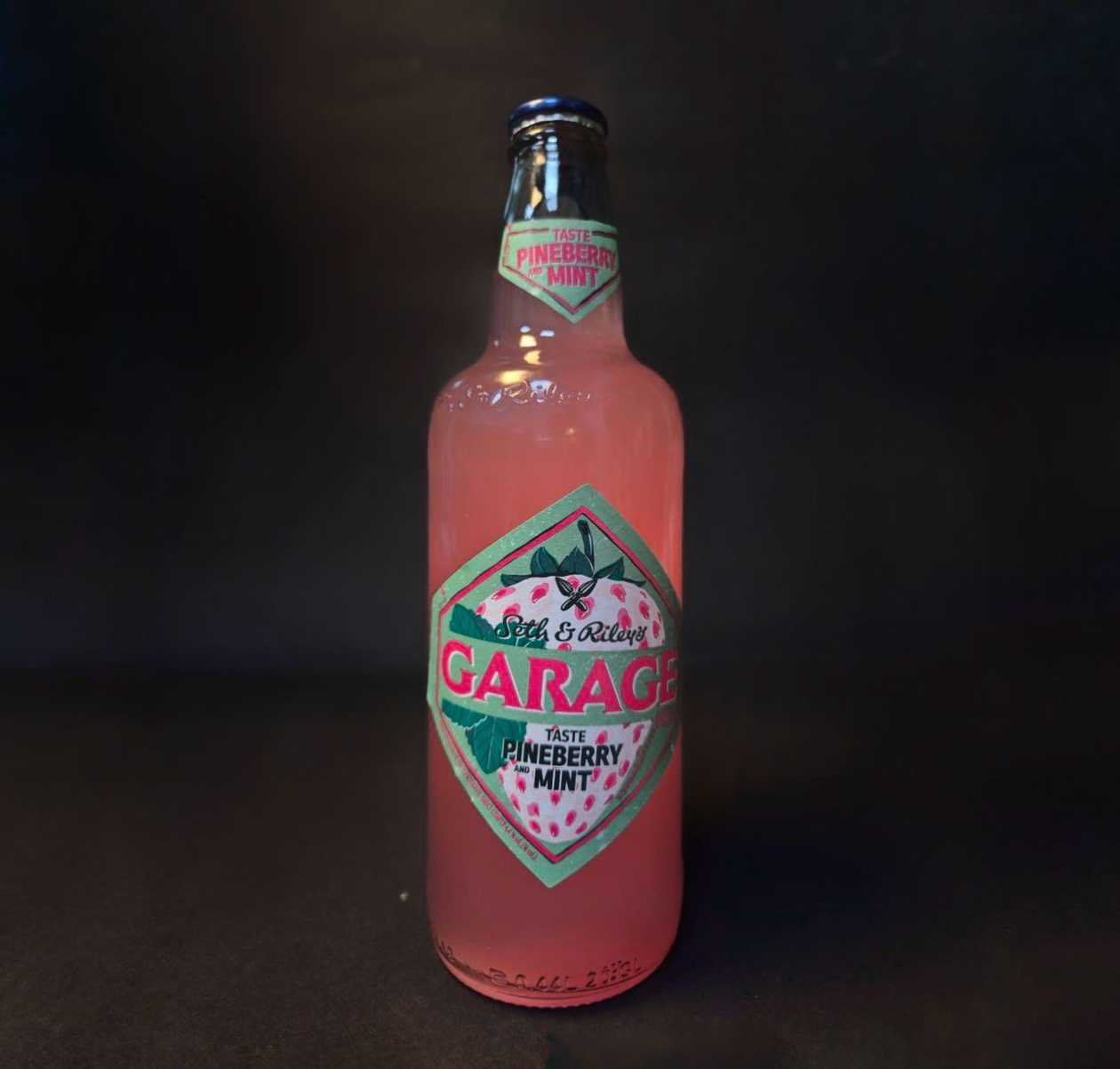 Пиво Львів Гараж зі смаком полуниці з м'ятою