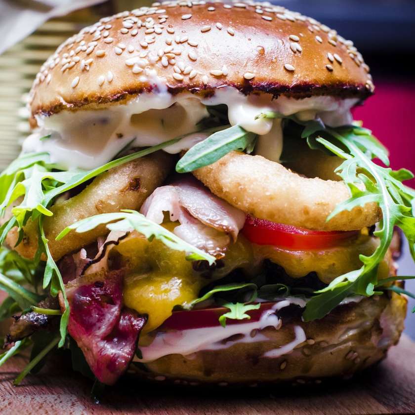 Master Ring Burger, Price includes Fries