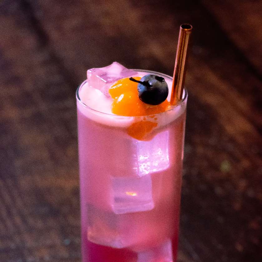 Blueberry Collins