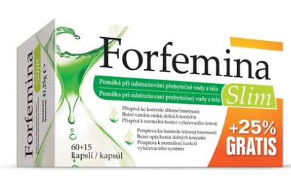 Forfemina Slim Body Drainage 25% FREE 75 capsules
