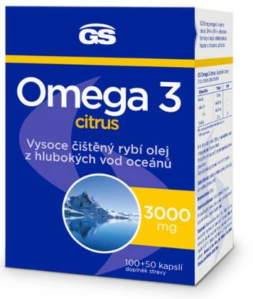 GS Omega 3 Citrus 100+50 Capsules