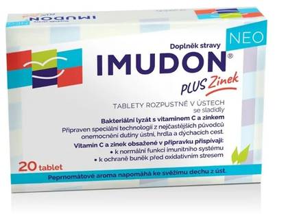 Imudon Neo+Zinc 20 tablets