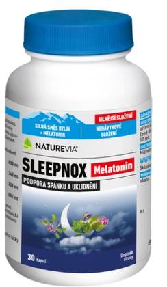 NatureVia Sleepnox Melatonin 30 capsules