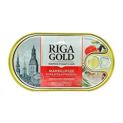 File de macrou în sos de roșii 190GR