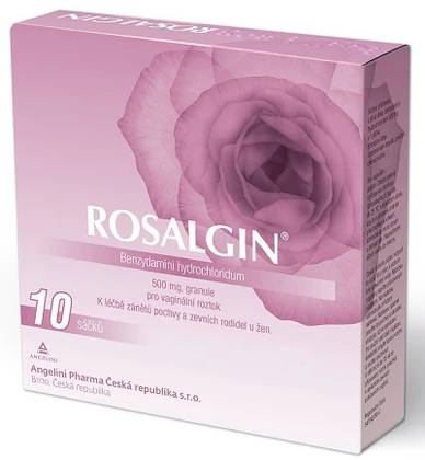 ROSALGIN 500MG Vaginal Granules for Solution Preparation 10 pcs