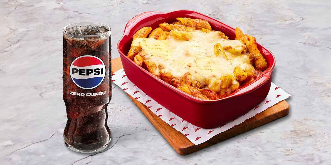 MENU TĚSTOVINY + NÁPOJ