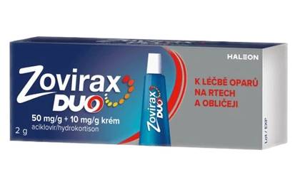 ZOVIRAX DUO 50 mg/g + 10 mg/g cream 2 g II