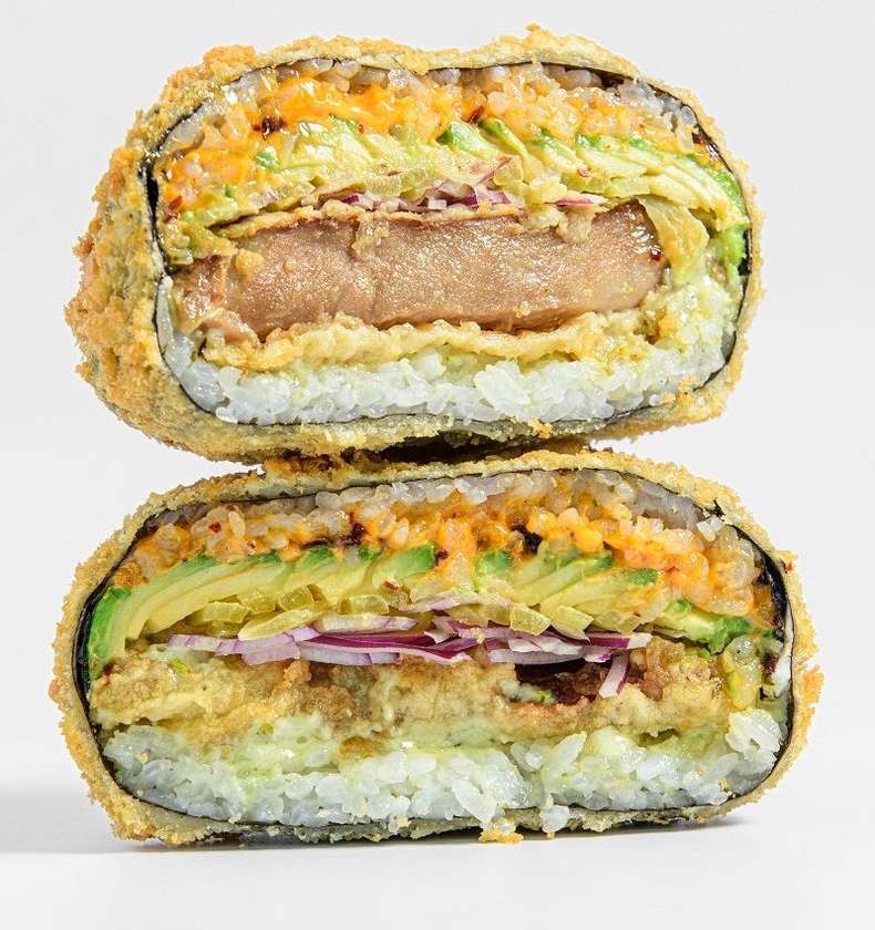 TUNA YELLOWFIN SUSHI BURGER NOWOŚĆ