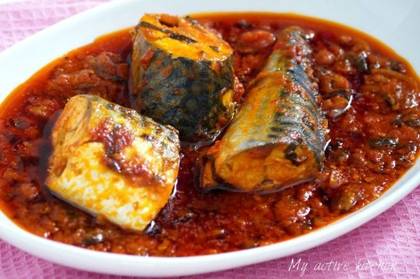 Fresh fish tomato soup