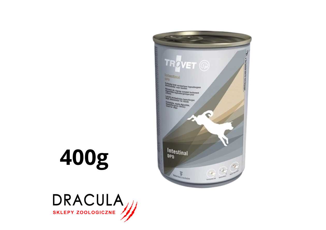 Trovet Intestinal DPD kaczka z ziemniakami 400g