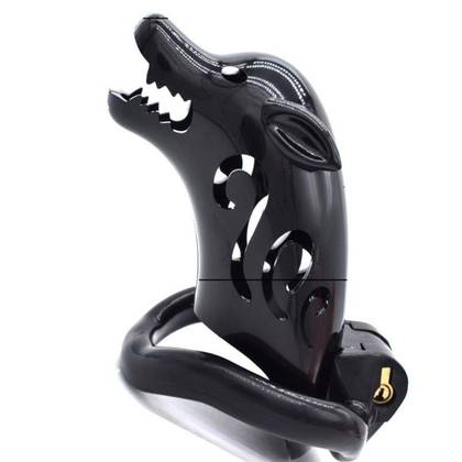 Male Chastity Device - Wolf Black