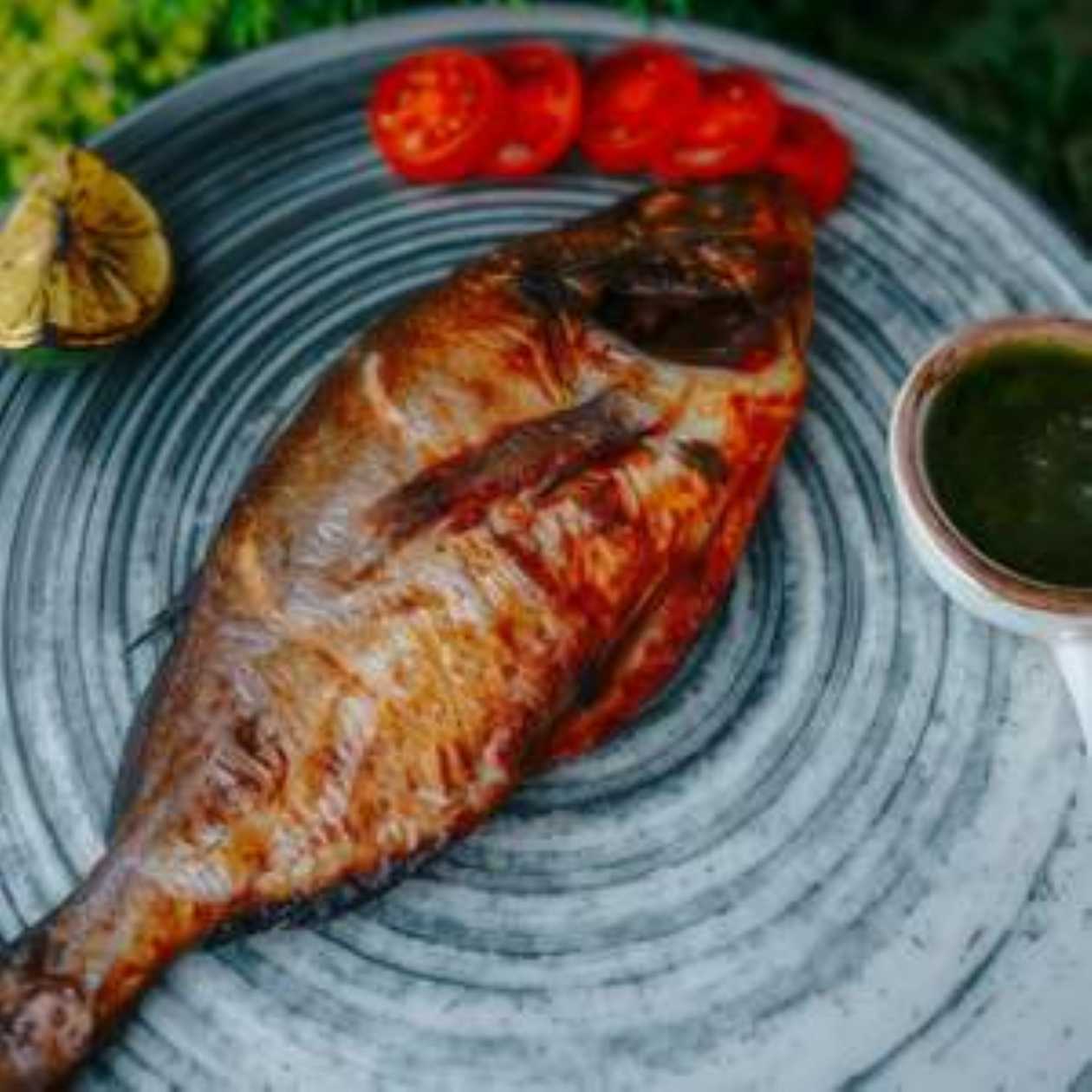 Grilled Dorado with Salsa Verde