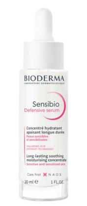 BIODERMA Sensibio Defensive Serum, Soothing Anti-Aging Serum for Sensitive Skin 30 ml