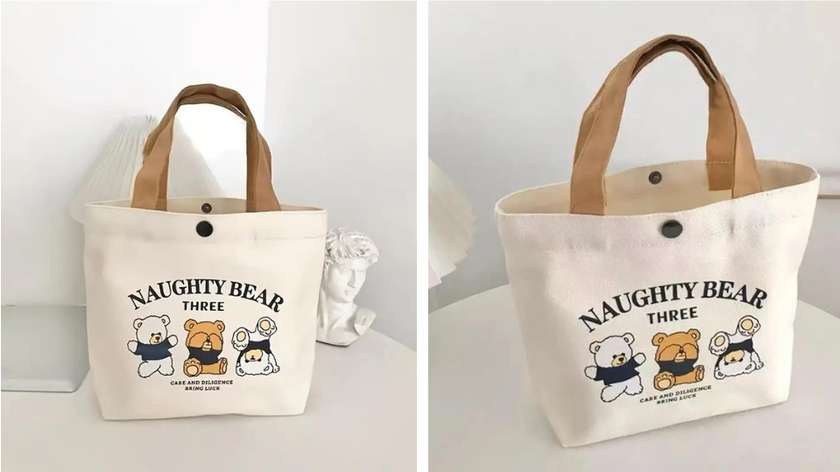 Canvas Bag - Teddy Bear