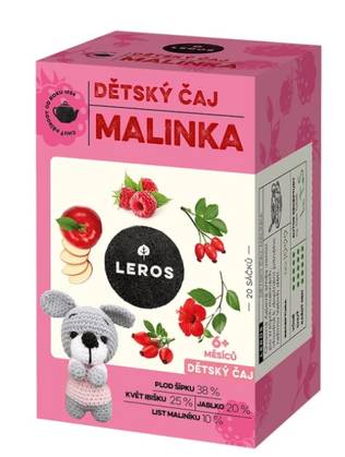 LEROS Children's Tea Raspberry 6m 20 bags