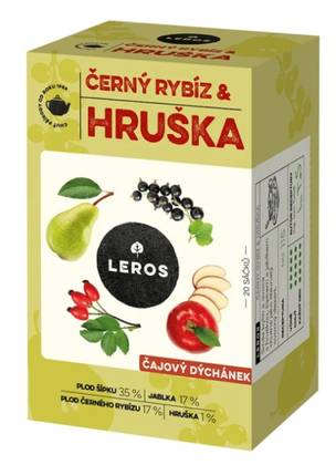LEROS Blackcurrant & Pear Tea Party 20 bags