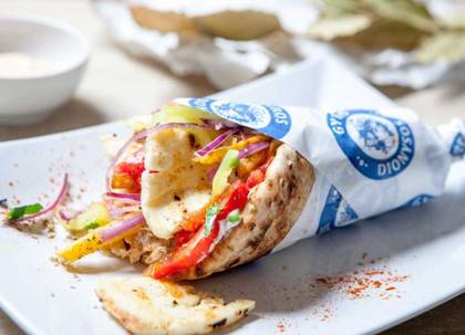 Halloumi pita