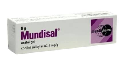MUNDISAL 87.1MG/G oral gel 1X8G
