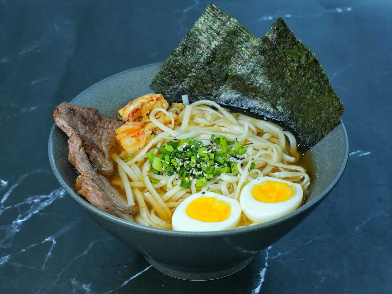 Ramen with beef