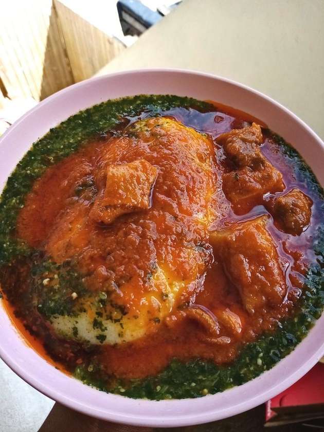 Ewedu and stew