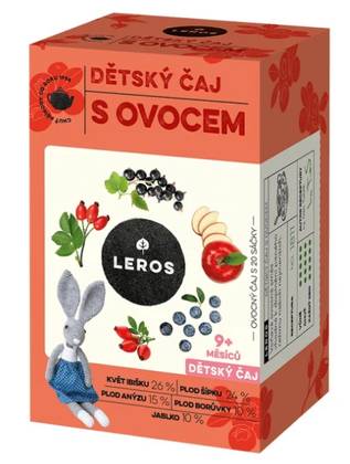 LEROS Children's Fruit Tea 9m 20 bags