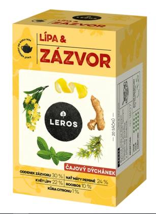 LEROS Tea Party Linden & Ginger 20 bags
