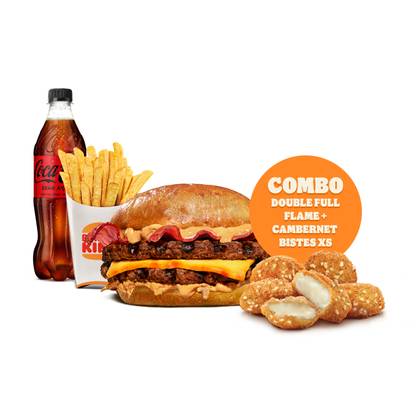 Combo - Menu Doble Full Flame + Cambernet Bites x5