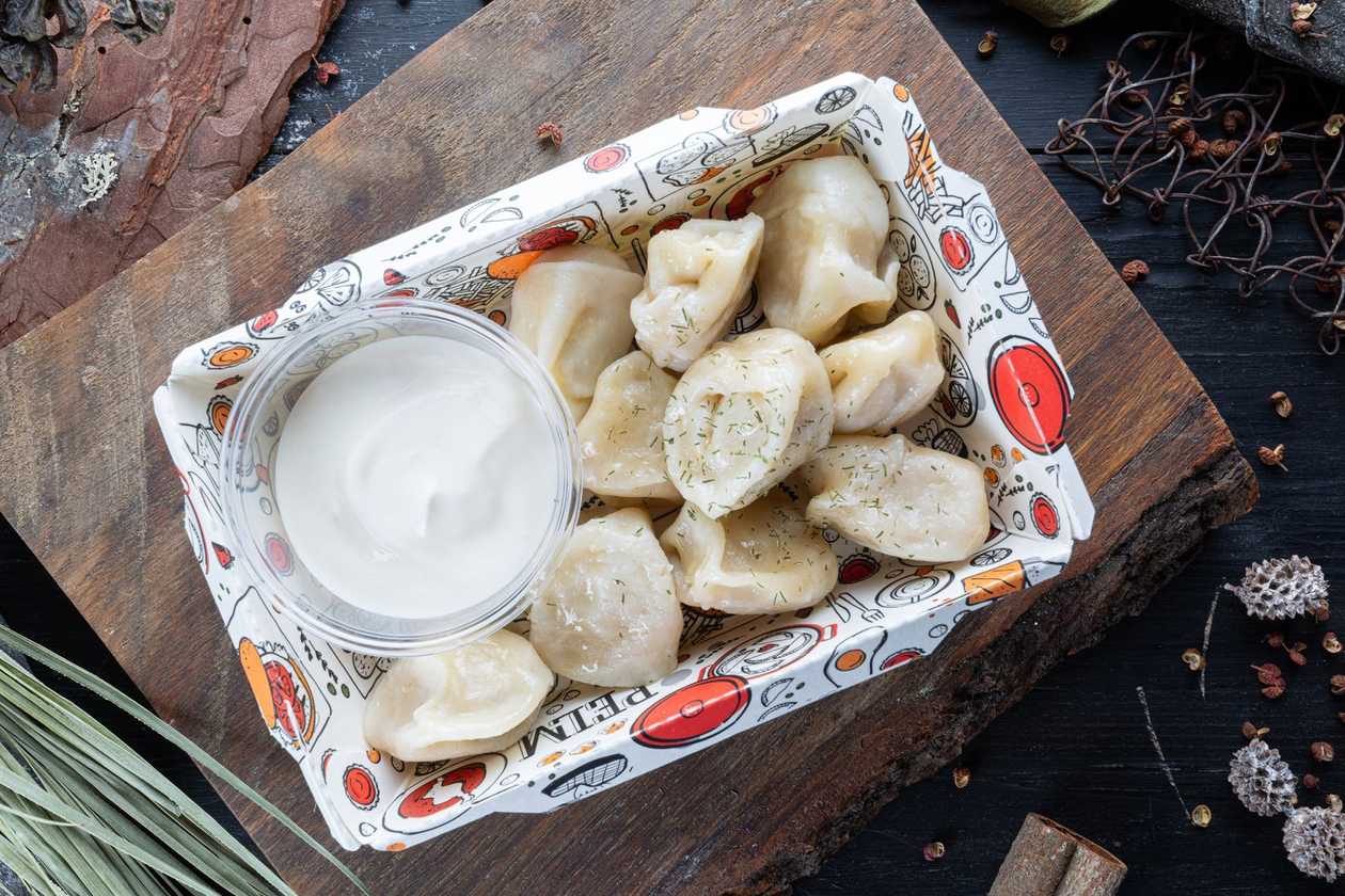 Boiled CHICKEN dumplings