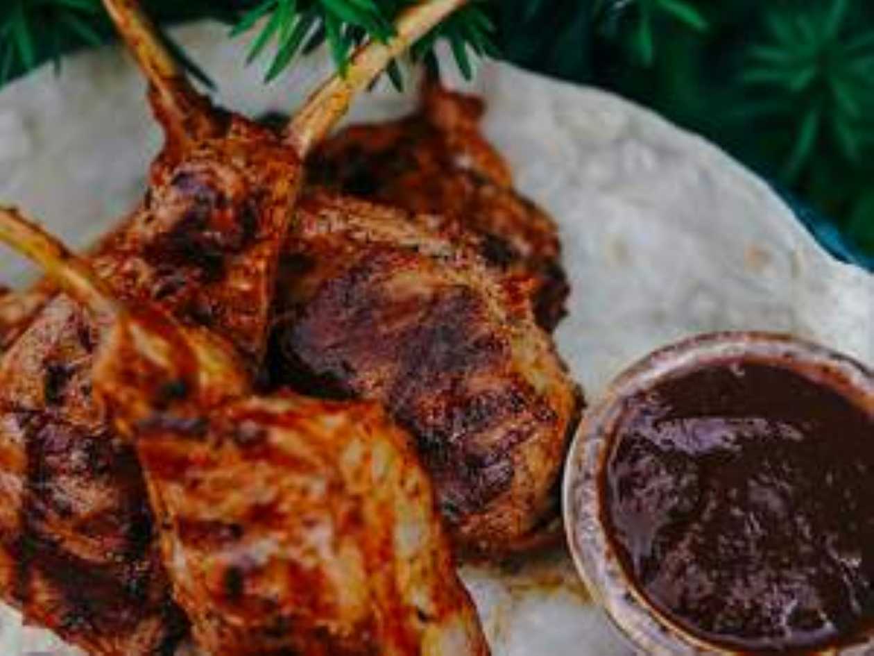 Rack of Veal with BBQ Sauce
