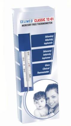 CELIMED TC01 CLASSIC Mercury-Free Medical Thermometer