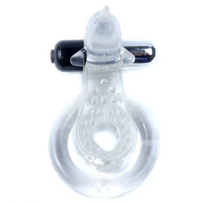 Dolphin Double Ring Vibrating Penis Ring