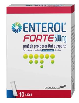 ENTEROL FORTE 500MG oral powder for suspension preparation 10